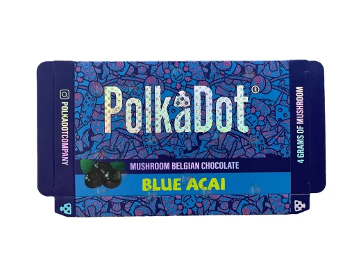 Buy Blue Acai Chocolate Bar with PolkaDots